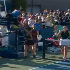 Jelena Ostapenko left stunned by US Open handshake drama as Taiwanese stars’ feud appears to boil..