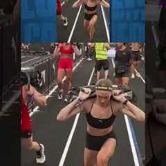 They had to do burpees where she did a fartee.