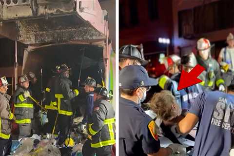 Man Accidentally Loaded Into Garbage Truck After Dumpster Diving