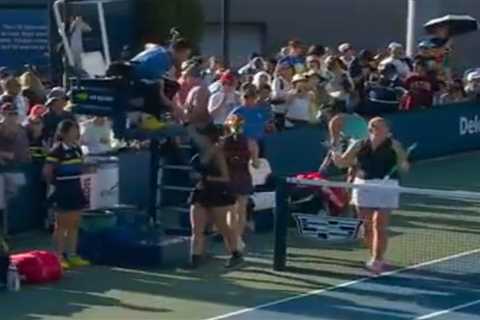 Jelena Ostapenko left stunned by US Open handshake drama as Taiwanese stars’ feud appears to boil..