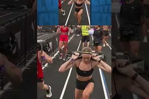 They had to do burpees where she did a fartee.