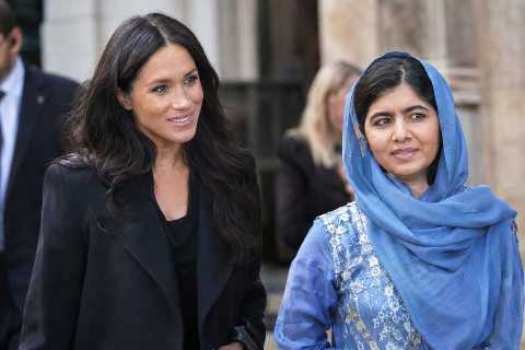 Meghan Markle Steps Out With Malala Yousafzai in First U.K. Appearance Since Relocation